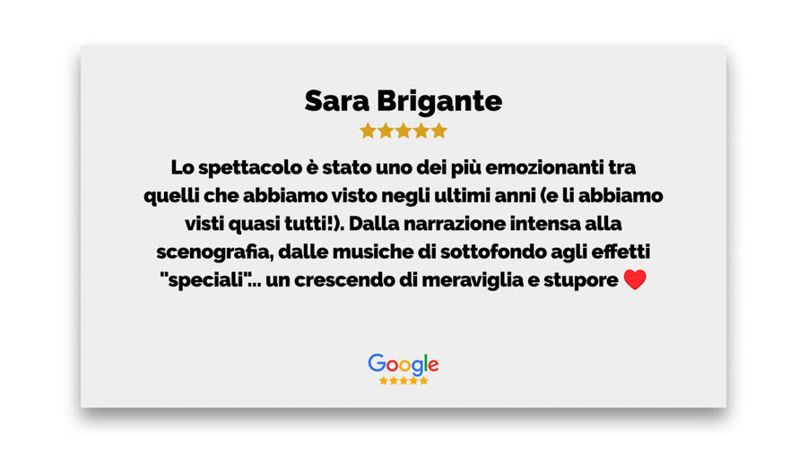L'opinione di una famiglia sugli spettacoli del Teatro San Carlino.