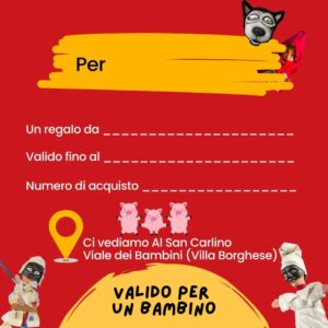Gift Card - Biglietto Ridotto (3-14 anni / Over 65)