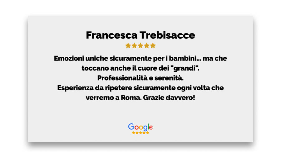 Recensione Francesca Trebisacce Google San Carlino