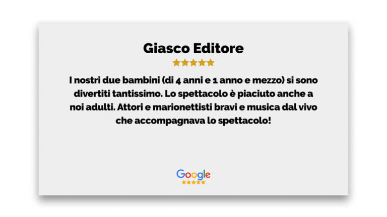 Recensione Giasco Editore Google San Carlino