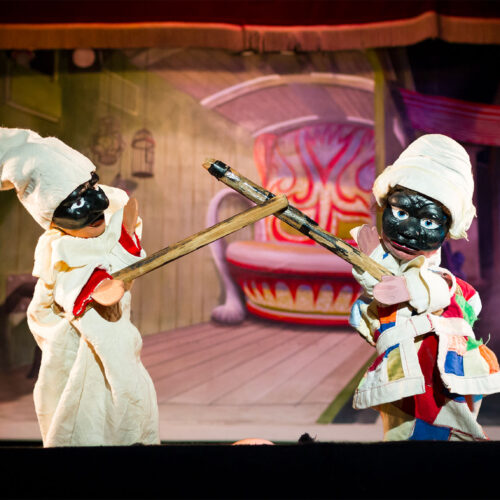 Festa di Carnevale per bambini a Roma, Teatro San Carlino Burattini