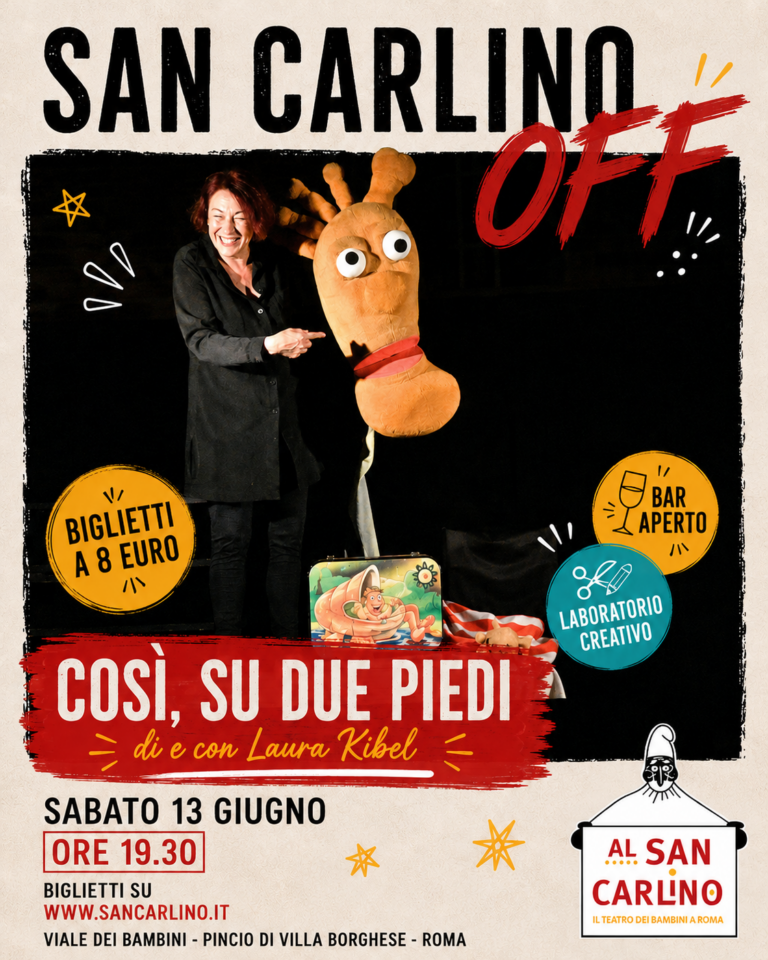 Laura Kibel – Così su due piedi – Sabato 13 giugno, 19:30