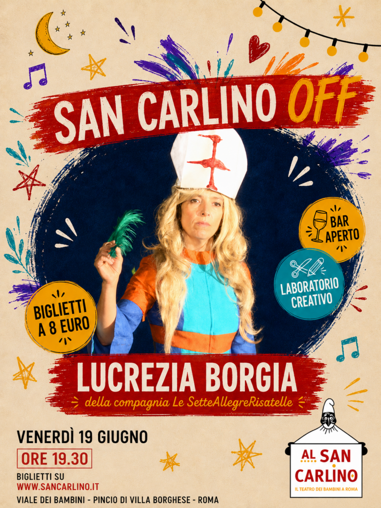 Camilla Ribechi: Lucrezia Borgia – Venerdì 19 giugno, 19:30