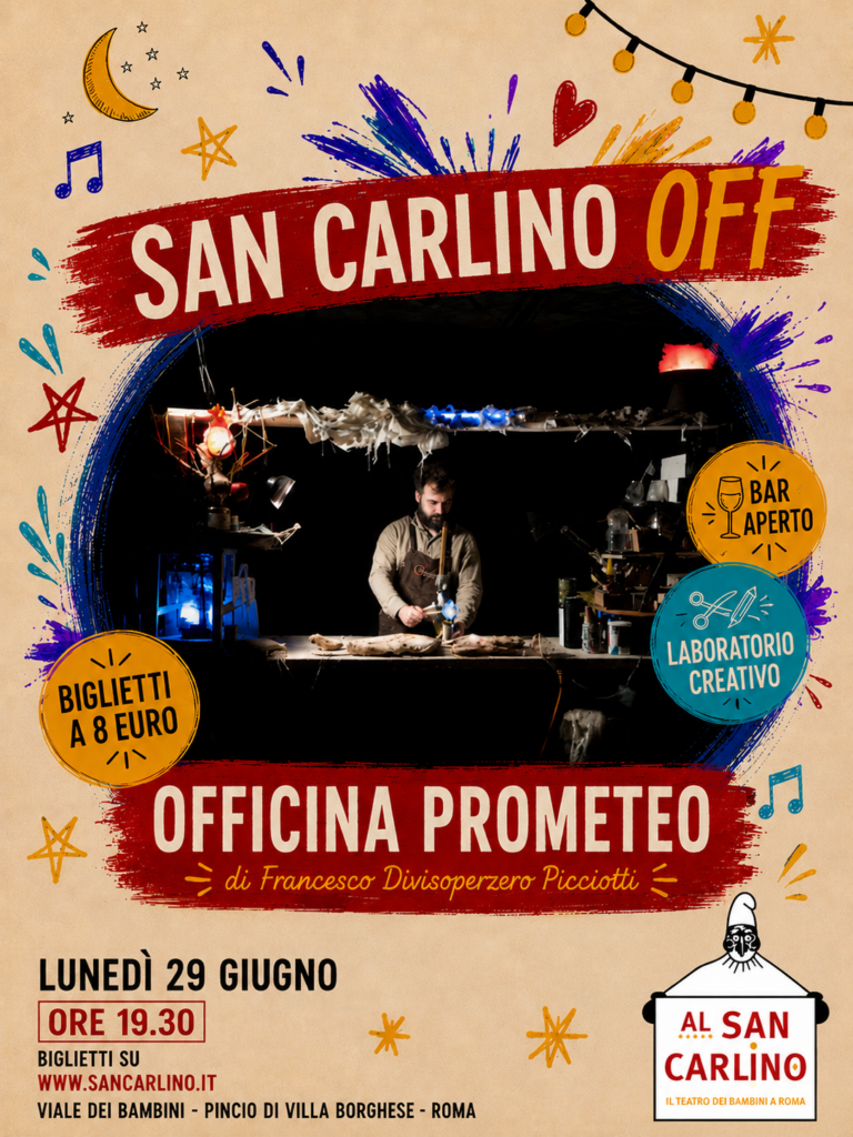 Francesco PIcciotti: Officina Prometeo – Lunedì 29 giugno, 19:30