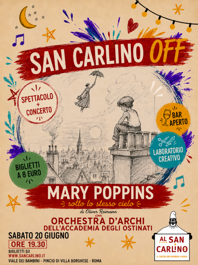 Oliver Reimann: Mary Poppins (Sotto lo stesso cielo) – Sabato 20 giugno, 19:30